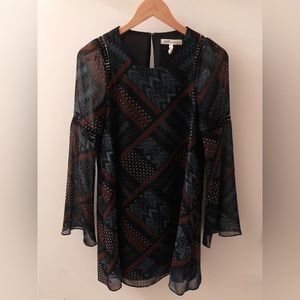 BCBGeneration Long Sleeve Boho Dress
